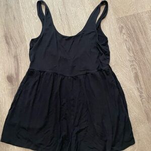 New Aerie Black Sleeveless Romper
